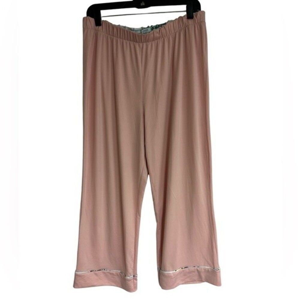 Crown & Ivy Pink Pajama Pants Size L